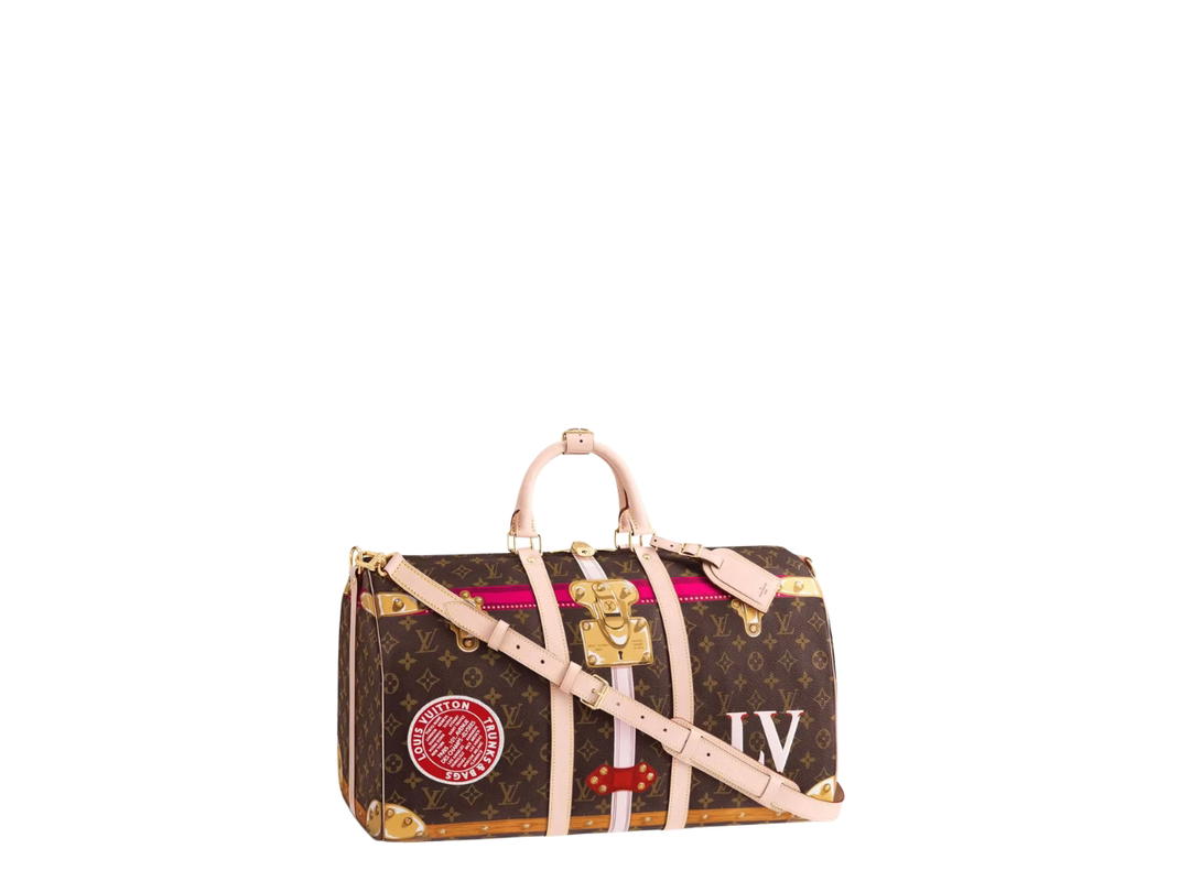Louis Vuitton Louis Vuitton Keepall Bandouliere 50 Pink