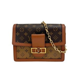 Buy Louis Vuitton Monogram Reverse Dauphine MM Shoulder Bag Brown at Sasom – Authentic and Ready to Ship