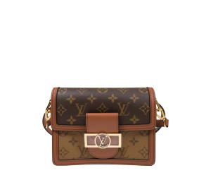 Buy Louis Vuitton Mini Dauphine Monogram Reverse Canvas Shoulder Bag Brown at Sasom – Authentic and Ready to Ship