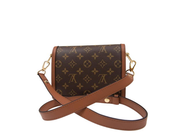 Louis Vuitton Louis Vuitton Mini Dauphine Monogram Reverse Canvas Shoulder Bag Brown - view 4