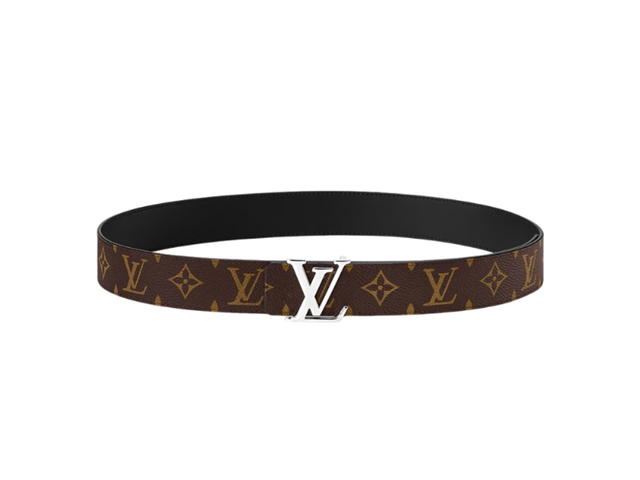 Louis Vuitton Louis Vuitton LV Initiales 35mm Reversible Belt Monogram Black - view 1