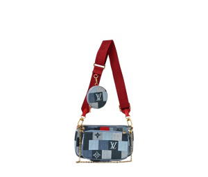 Buy Louis Vuitton Monogram Denim Pochette Accessories 2Way Shoulder Bag Multicolor at Sasom – Authentic and Ready to Ship