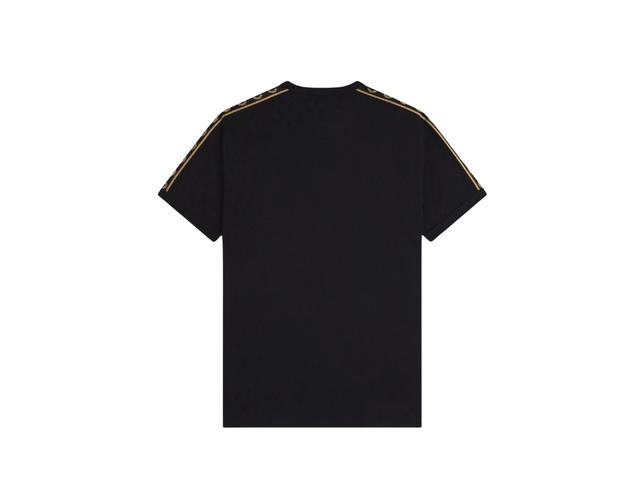 Fred Perry Fred Perry Contrast Tape Ringer T-Shirt Black - view 2