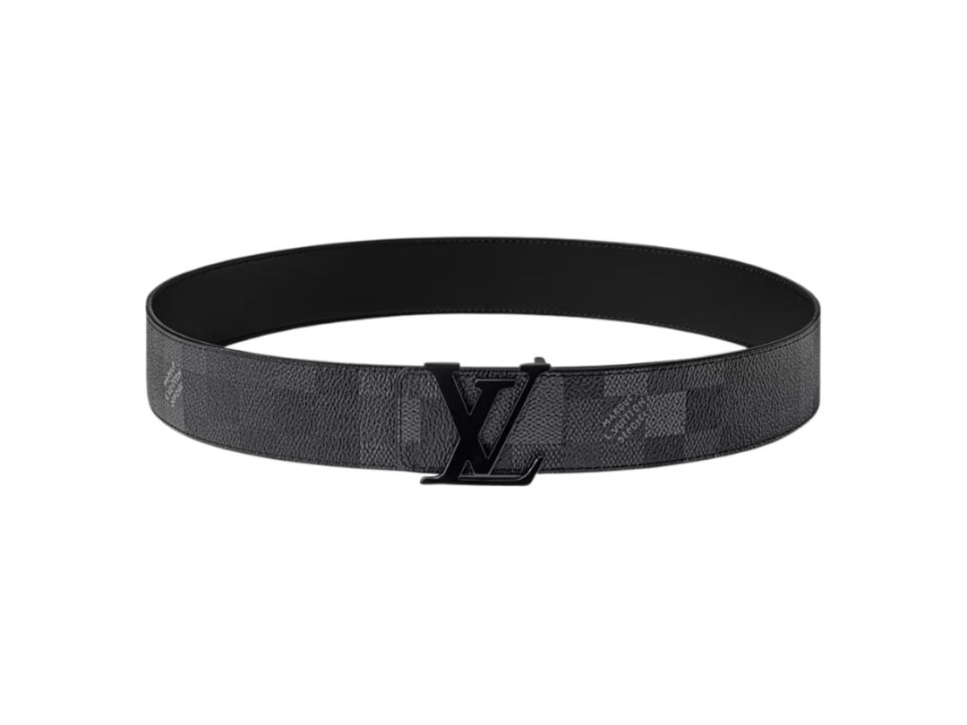 Louis Vuitton Louis Vuitton The Lv Initiales Damoflage Belt Black