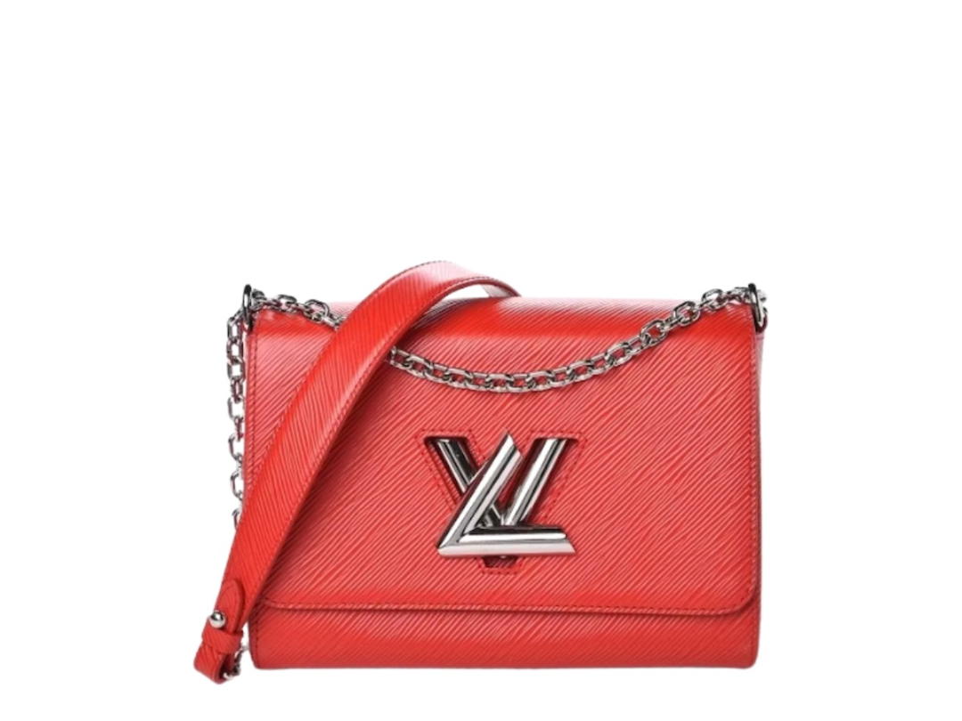 Louis Vuitton Louis Vuitton Crossbody Twist In Coquelicot Epi Leather MM With Silver Hardware