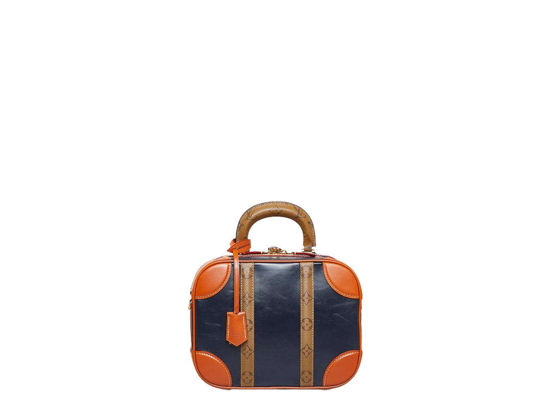 Louis Vuitton Louis Vuitton Luggage Navy Skipper Blue Caramel