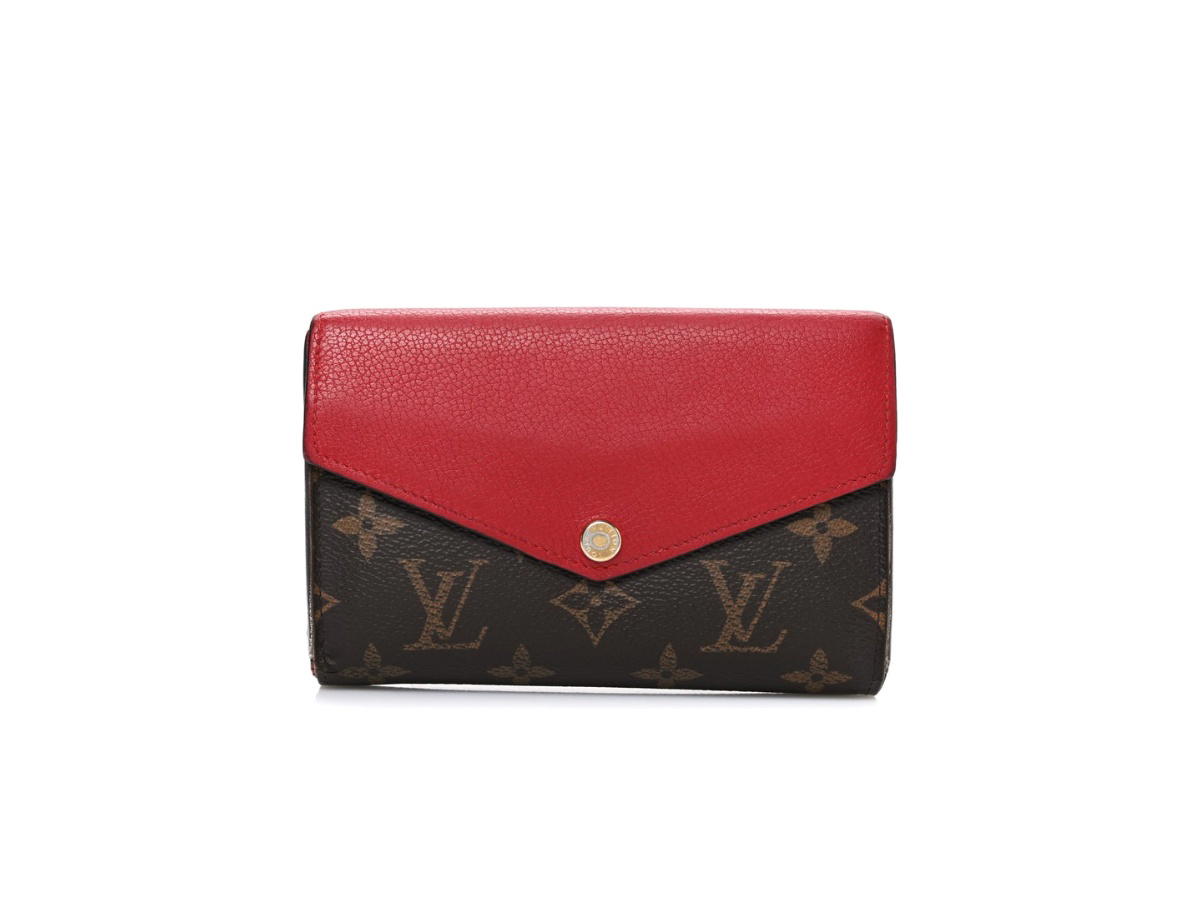 Louis Vuitton Louis Vuitton Monogram Pallas Compact Wallet Cherry