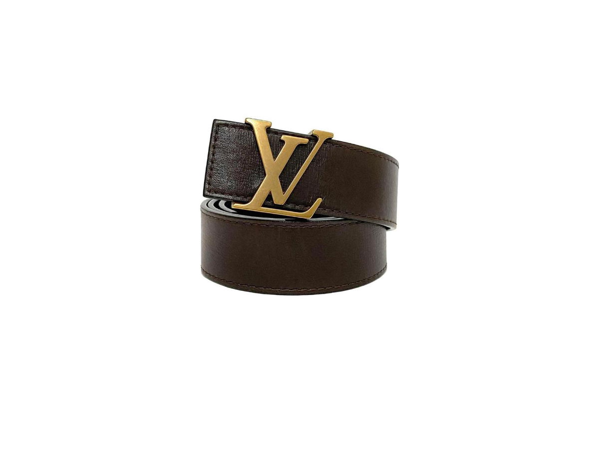 Buy Louis Vuitton Utah Leather Belt  Brown at Sasom – Authentic and Ready to Ship