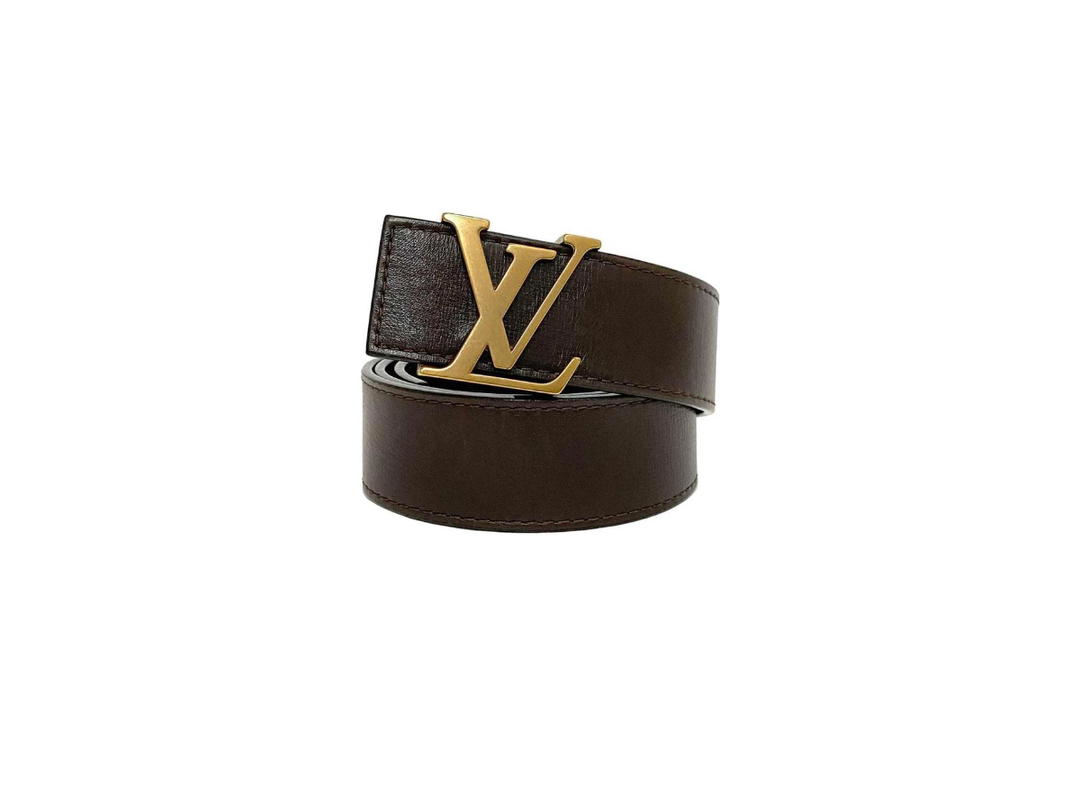 Louis Vuitton Louis Vuitton Utah Leather Belt  Brown