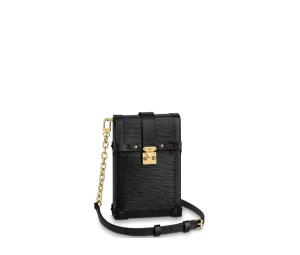 Buy Louis Vuitton Trunk Vertical Cow Leather Small Square Bag Black at Sasom – Authentic and Ready to Ship