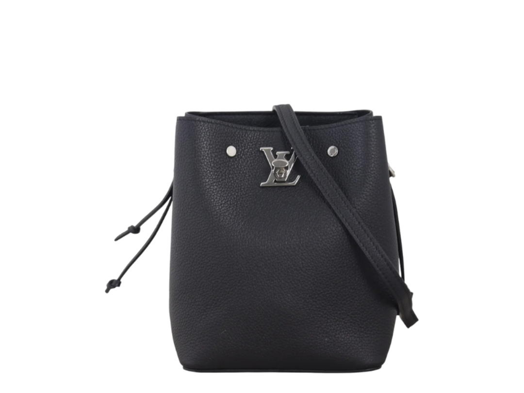 Louis Vuitton Louis Vuitton Lockme Bucket Mini Black