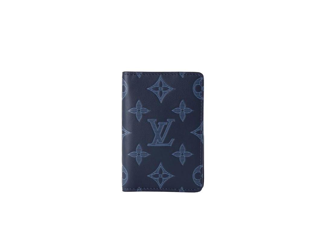 Louis Vuitton Louis Vuitton Organizer de Posh Card Case Blue Marine