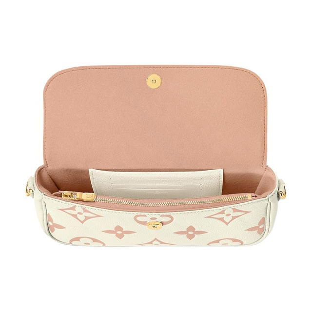Louis Vuitton Louis Vuitton Wallet On Chain Ivy - Latte/Pink - view 3