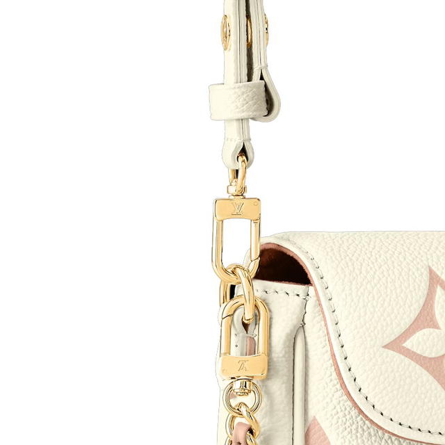 Louis Vuitton Louis Vuitton Wallet On Chain Ivy - Latte/Pink - view 4