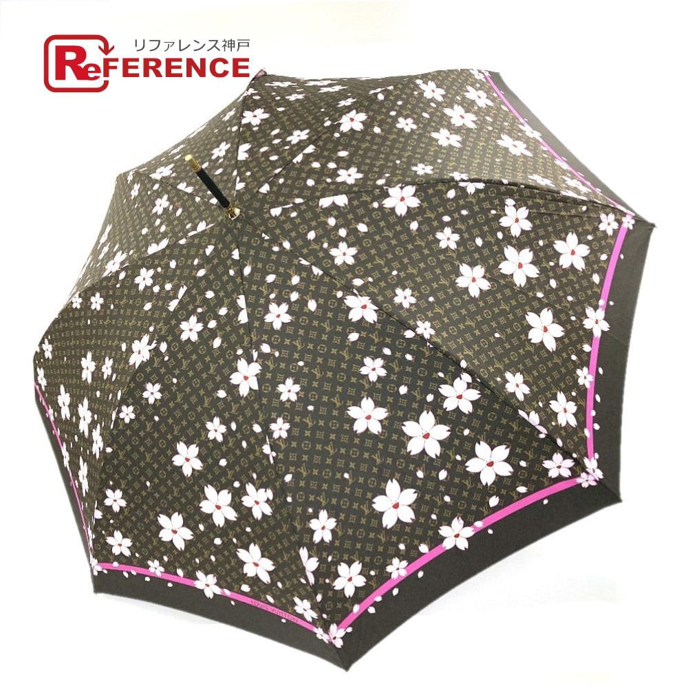 Louis Vuitton M92030 Monogram Cherry Blossom Sakura Takashi Murakami Ballabrui Parasol long umbrella umbrellaumbrella
