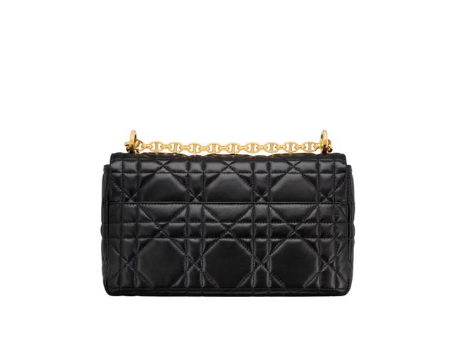 Dior Dior Medium Soft Dior Caro Bag Black Macrocannage - view 2