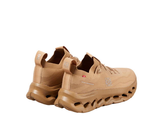 On Running Loewe x On Running Cloudtilt Sneakers In Fabric Dark Sand - view 3