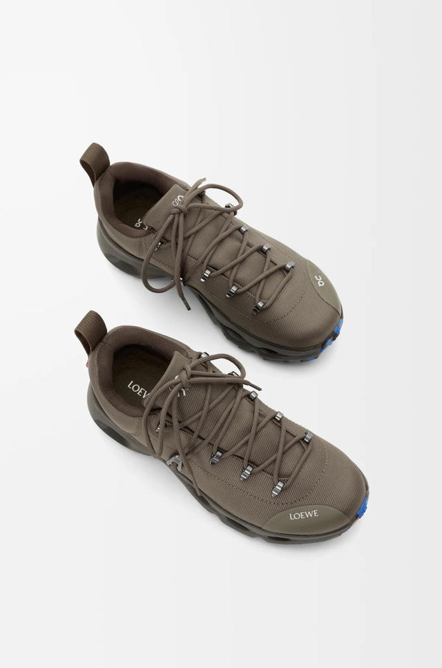 Loewe Loewe x On Cloudsolo Hiker Dark Khaki - view 3