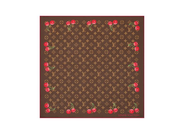 Louis Vuitton Louis Vuitton X Murakami Square Fabric Monogram Cerise 55 Model Brown - view 1