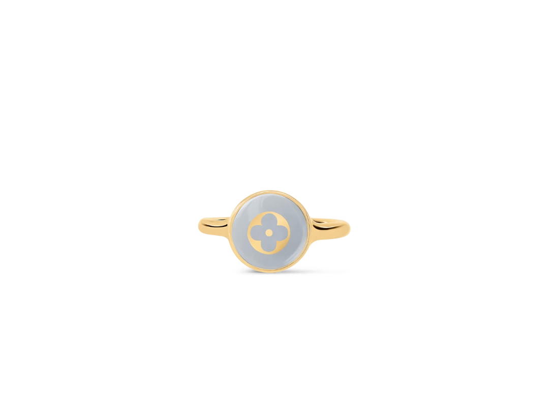 Louis Vuitton Louis Vuitton LV Pearly Confetti Ring Grey