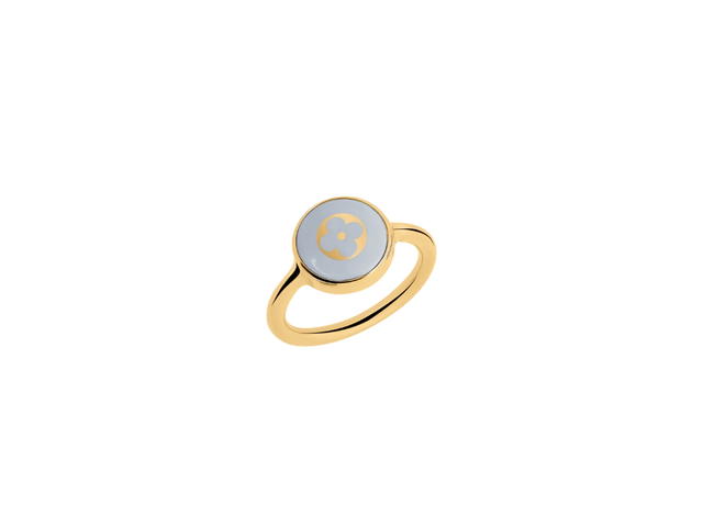 Louis Vuitton Louis Vuitton LV Pearly Confetti Ring Grey - view 2