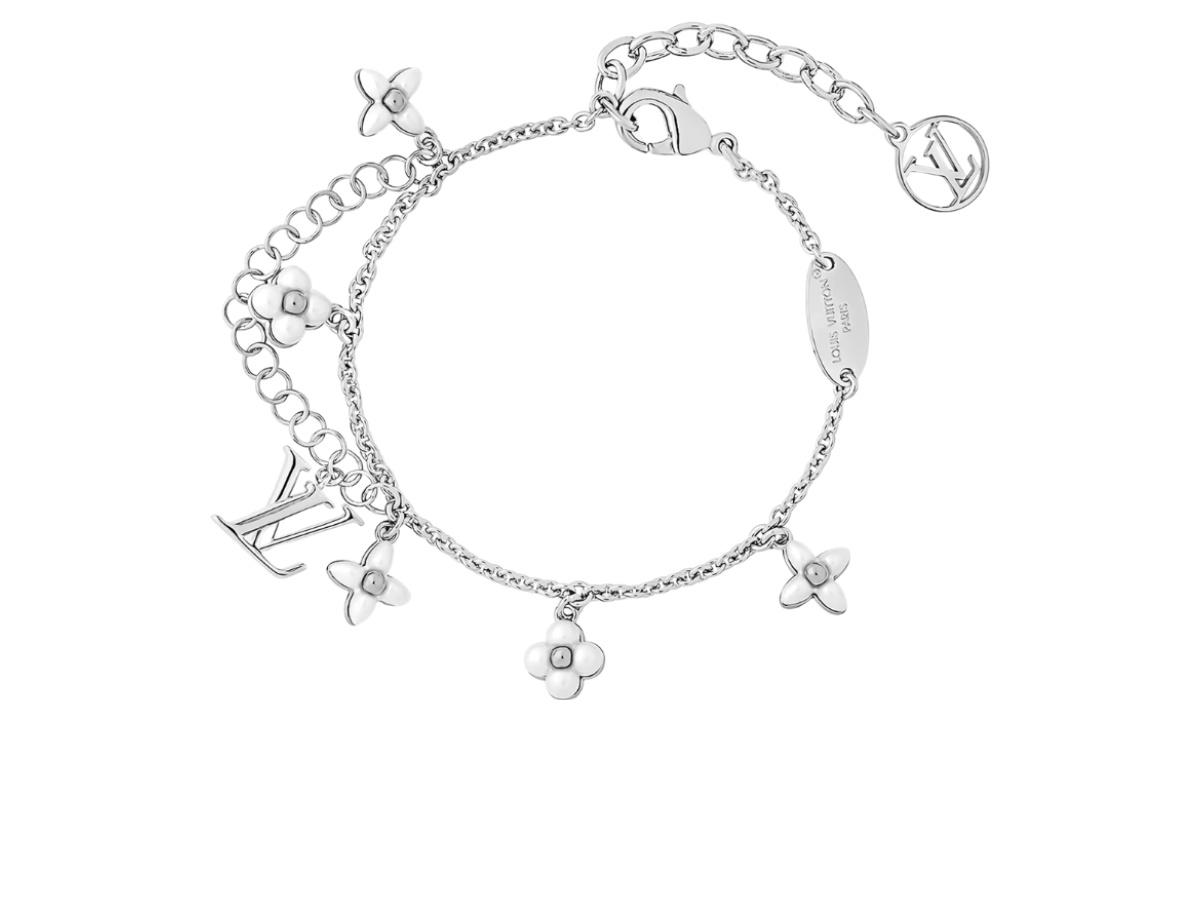 Louis Vuitton Louis Vuitton LV Floragram Bracelet Palladium