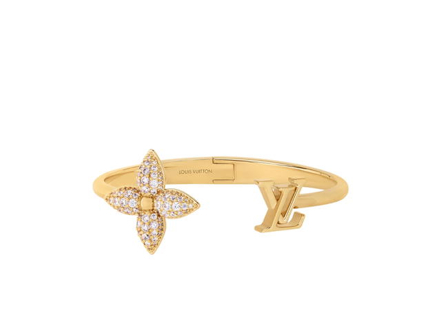 Louis Vuitton Louis Vuitton Louisette Signature Strass Gold-tone - view 1