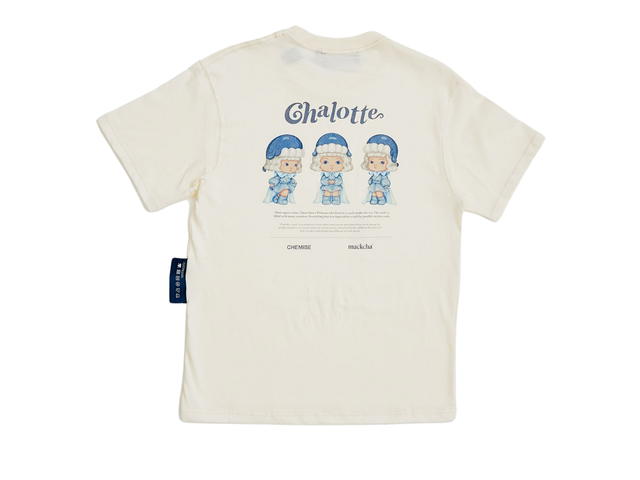 Mackcha Mackcha Chalotte's Castle T-shirt Beige - view 2