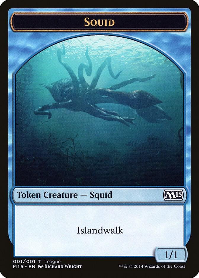 Magic The Gathering Magic The Gathering Squid Token Token [1] - League Promos