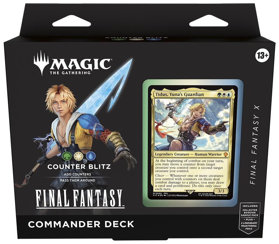 Magic The Gathering Magic The Gathering FINAL FANTASY Commander Deck - FINAL FANTASY X Counter Blitz - Commander: FINAL FANTASY