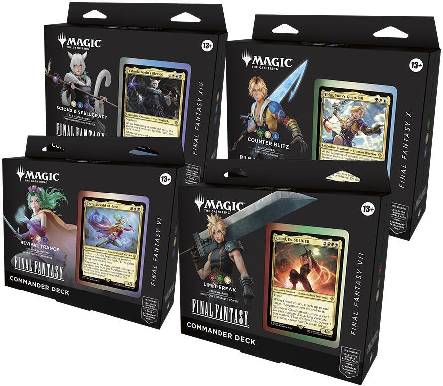 Magic The Gathering Magic The Gathering FINAL FANTASY Commander Deck Display - Commander: FINAL FANTASY