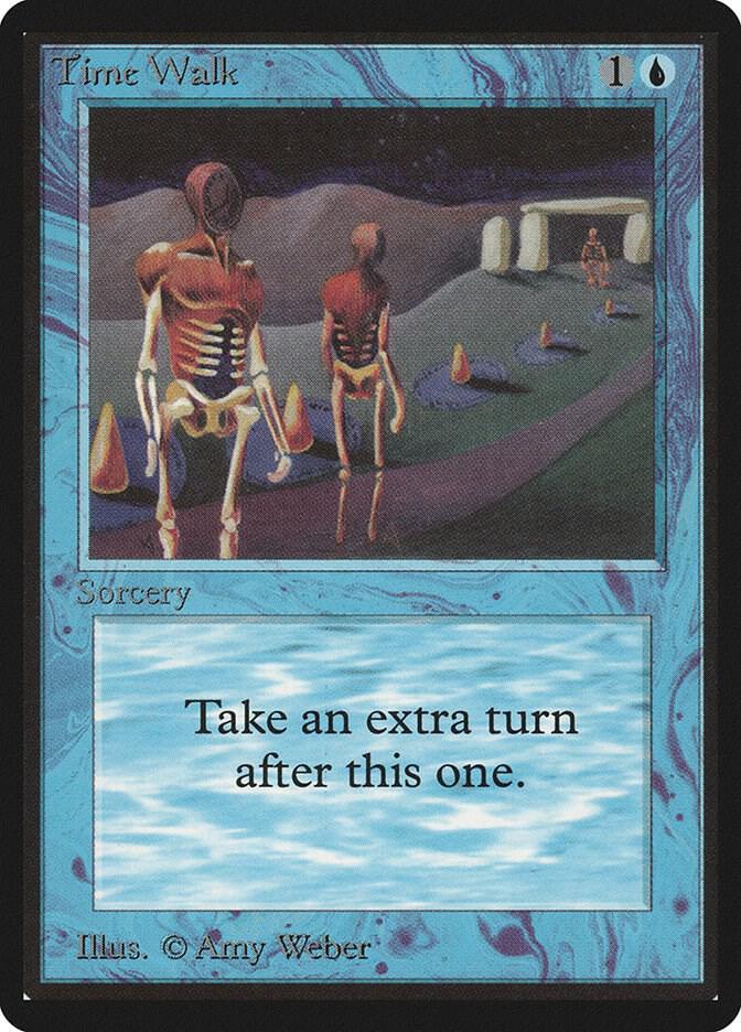 Magic The Gathering Magic The Gathering Time Walk Rare - Beta Edition