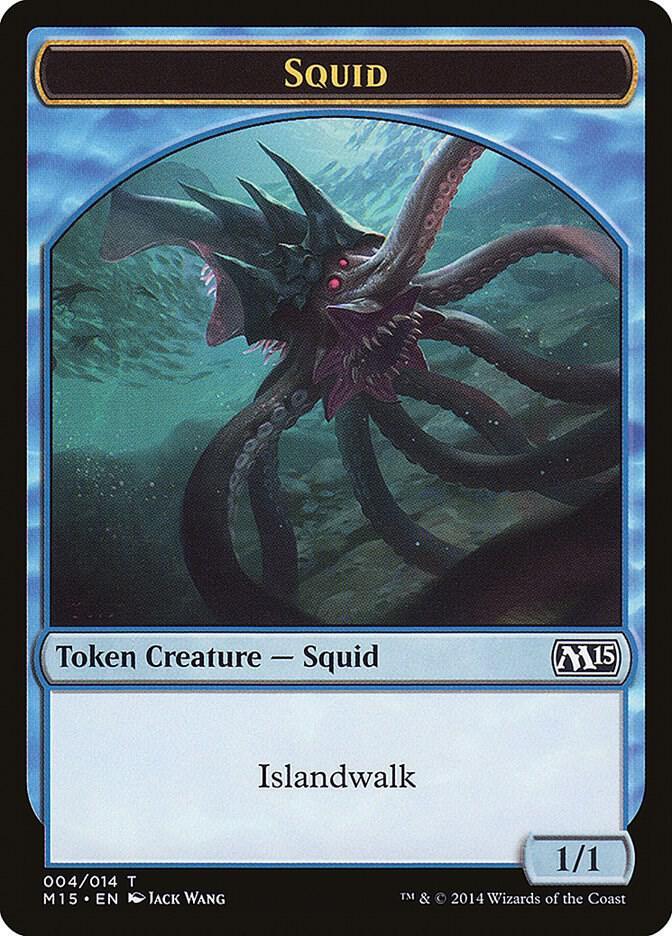 Magic The Gathering Magic The Gathering Squid Token Token [4] - Magic 2015 (M15)