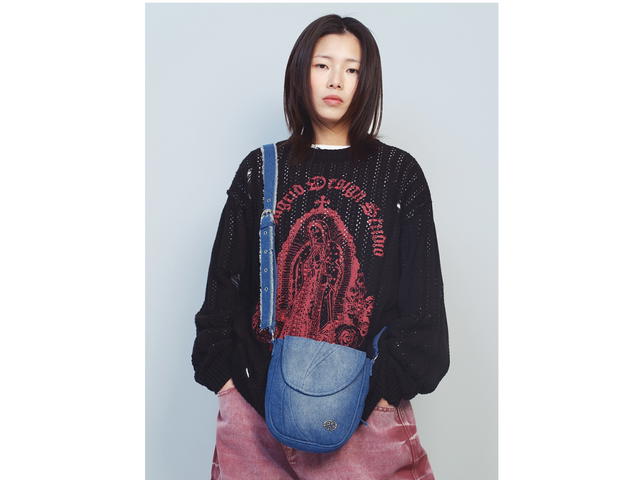 Mahagrid Mahagrid Denim Cross Bag Blue - view 2