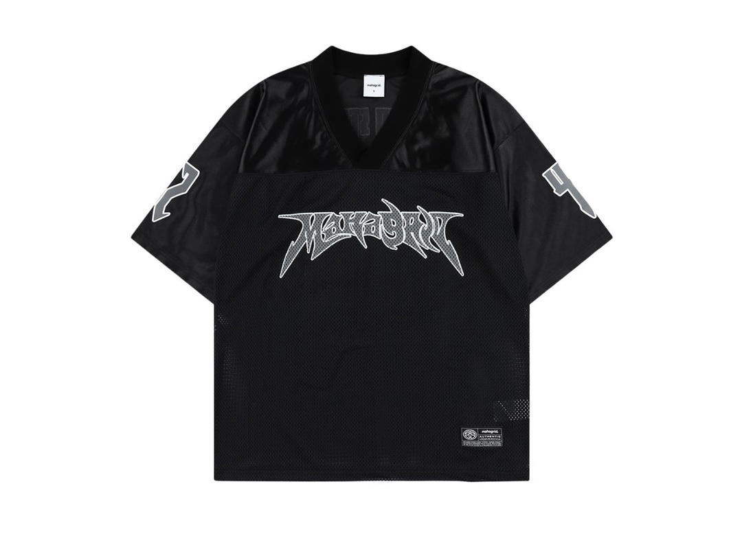 Mahagrid Mahagrid Mesh Football Jersey Black