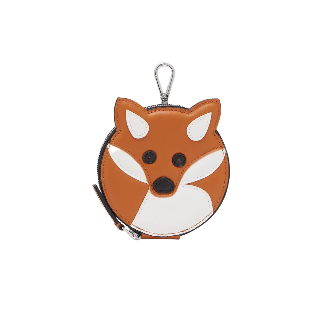 Maison Kitsune Maison Kitsune Fox Head Coin Purse with Hook Fox