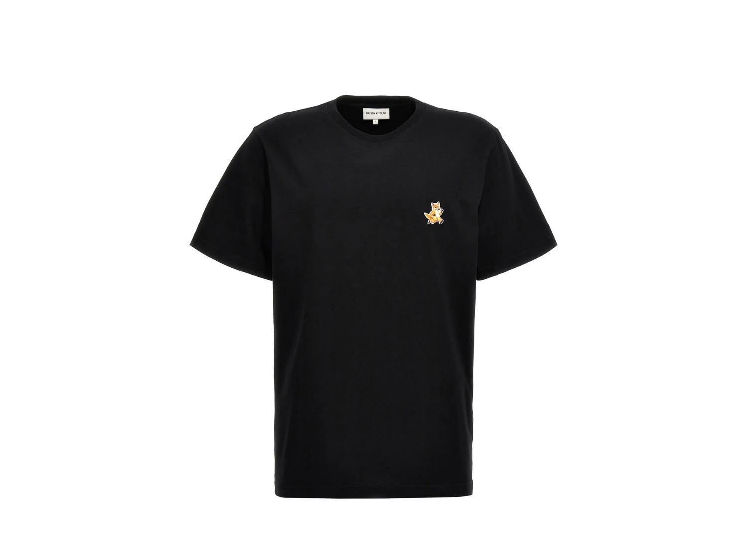 Maison Kitsune Maison Kitsune Speedy Fox Patch Comfort T-Shirt Black