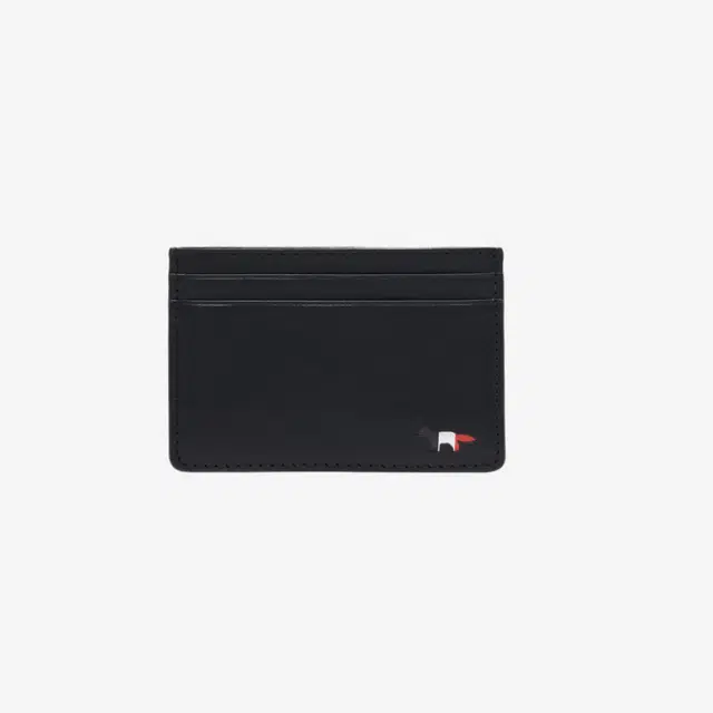 Maison Kitsune Maison Kitsune Tricolor Fox Card Holder Black - view 1