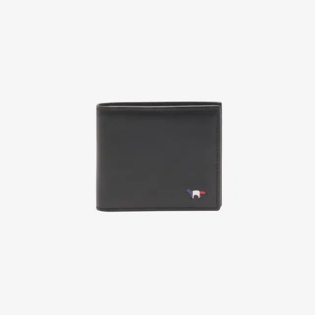 Maison Kitsune Maison Kitsune Tricolor Fox Compact Bifold Wallet Black - view 2