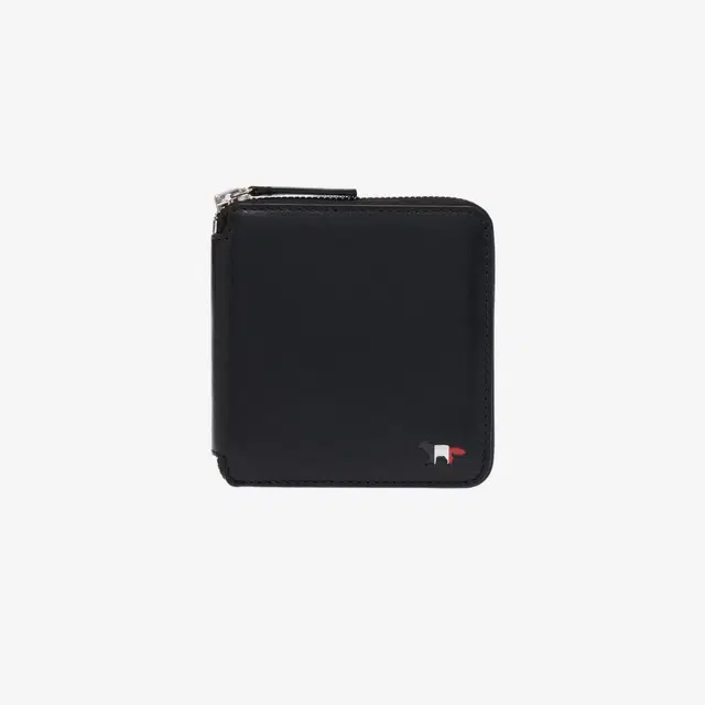 Maison Kitsune Maison Kitsune Tricolor Fox Square Zipped Wallet Black - view 2
