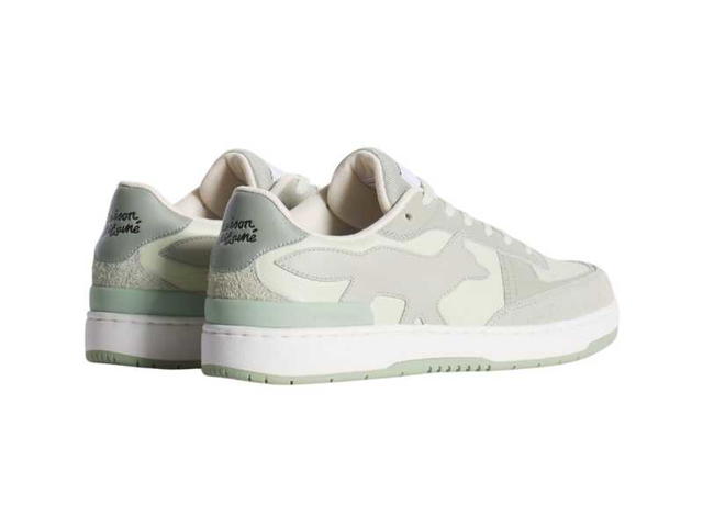 Maison Kitsune Maison Kitsune Chiru Trainers Court Green/Mint Ice - view 2