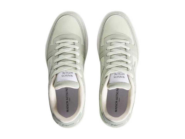 Maison Kitsune Maison Kitsune Chiru Trainers Court Green/Mint Ice - view 4