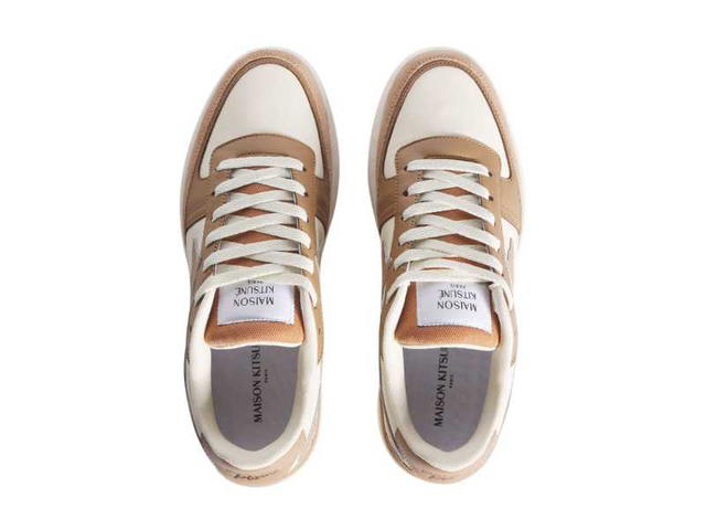 Maison Kitsune Maison Kitsune Chiru Trainers Latte/Sepia - view 4