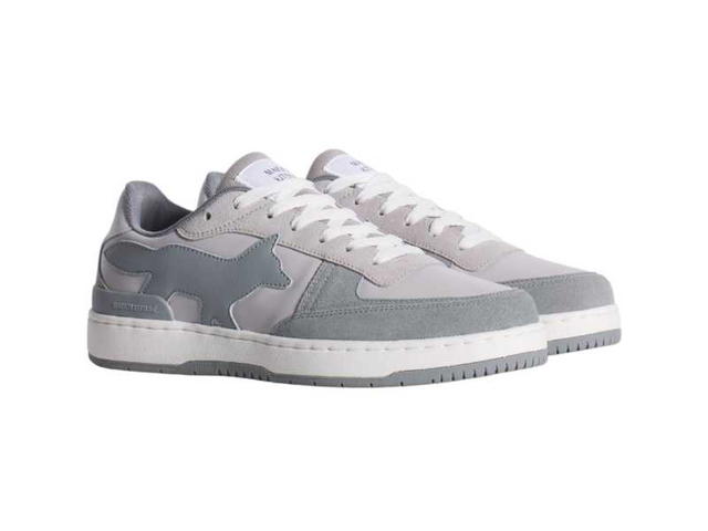 Maison Kitsune Maison Kitsune Chiru Trainers Patina Grey/Sea Salt Women - view 3