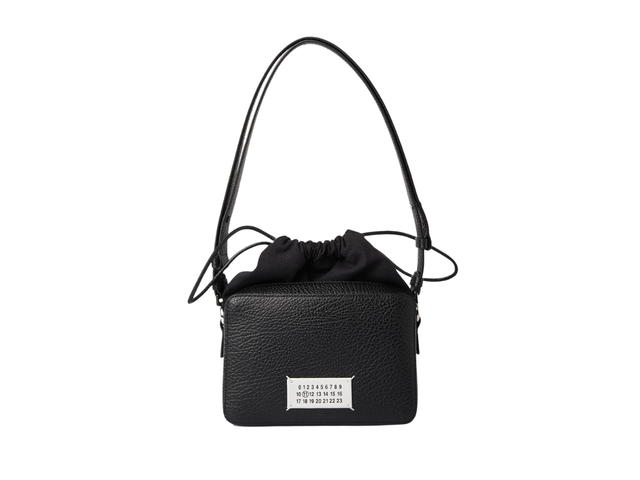 Maison Margiela Maison Margiela 5AC Camera Case Crossbody Bag In Pebbled Grain With Silver-Tone Hardware Black - view 1