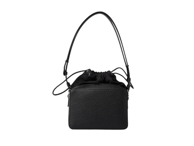 Maison Margiela Maison Margiela 5AC Camera Case Crossbody Bag In Pebbled Grain With Silver-Tone Hardware Black - view 2
