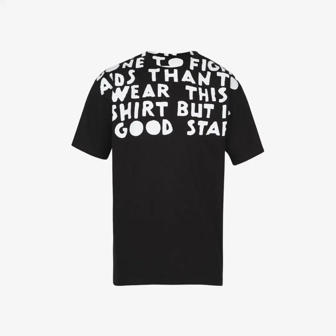 Maison Margiela Maison Margiela AIDS Jersey T-Shirt Black