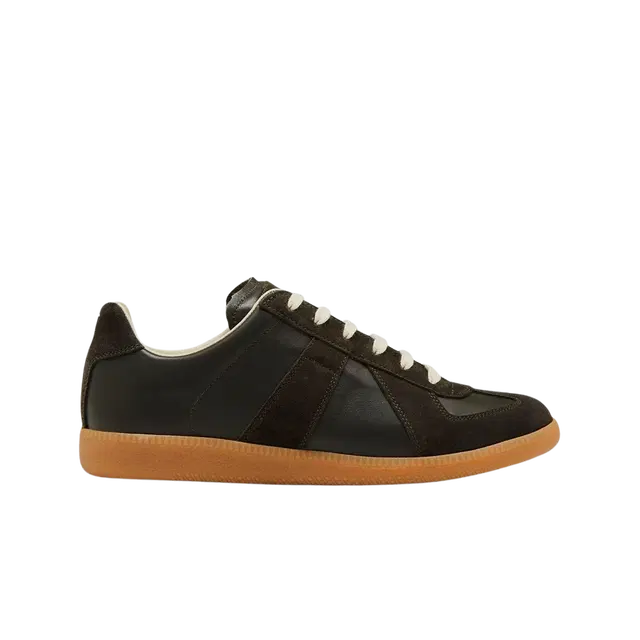 Maison Margiela Maison Margiela Calfskin Replica Sneakers Dark Green - view 1