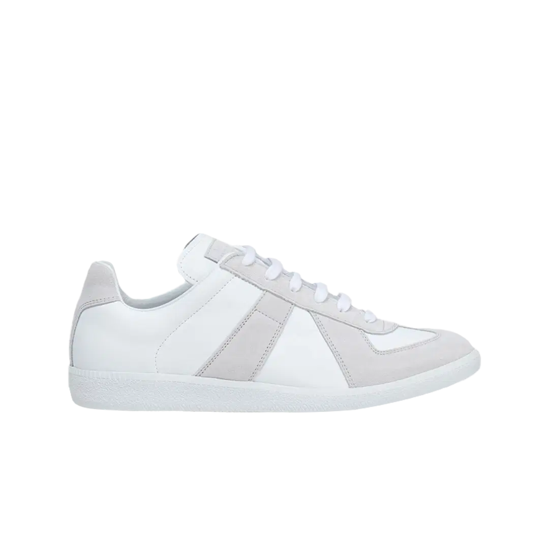 Maison Margiela Maison Margiela Calfskin Replica Sneakers White