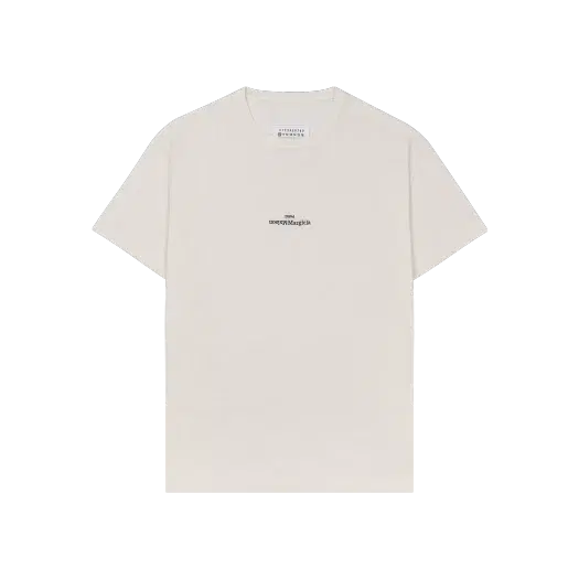 Buy Maison Margiela Distorted Logo T-Shirt White at Sasom – Authentic and Ready to Ship